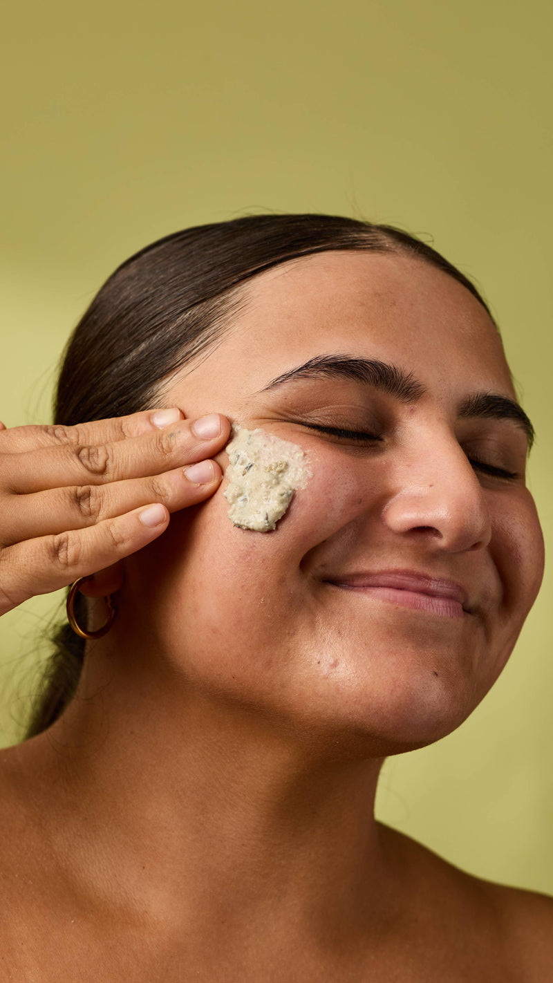 Lush Angels on Bare Skin facial cleanser, imported from the UK
