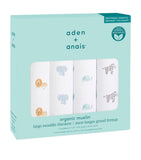 Animal Kingdom Swaddles (Set of 4)