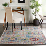 Ankara Grey Patterned Rug in 2 Sizes