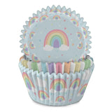 Anniversary House Pastel Rainbow Cupcake Cases