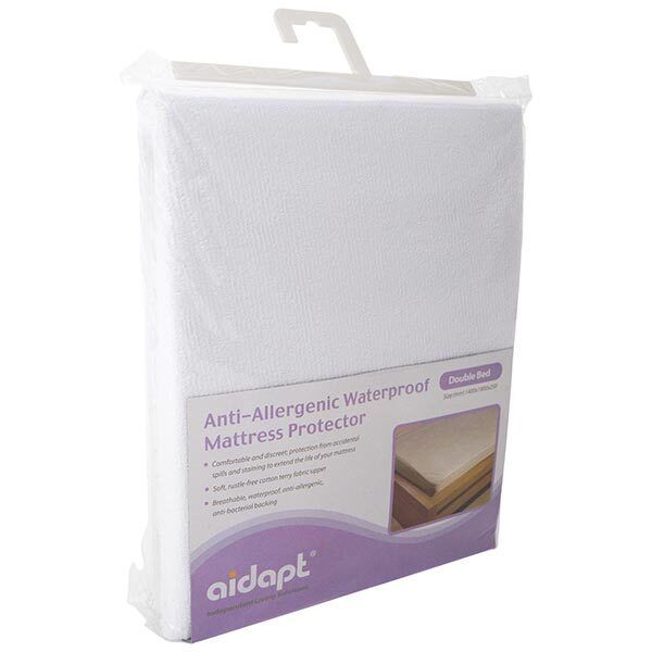 Anti-Allergenic Waterproof Mattress Protector - Double Bed