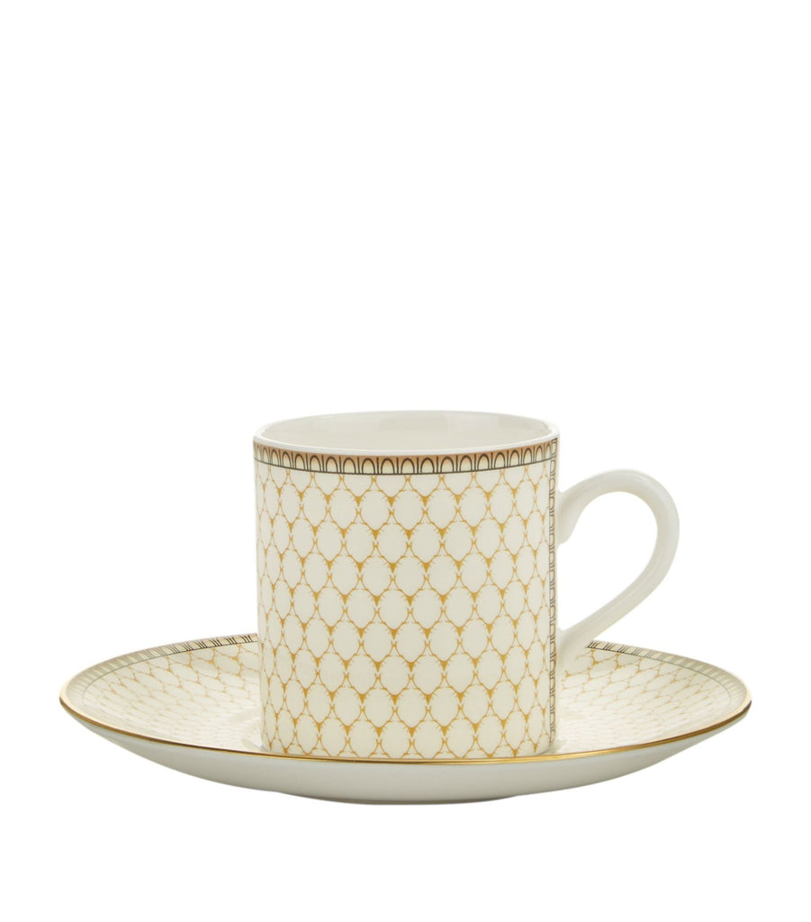 Antler Trellis Espresso Cup and Saucer