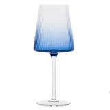 Anton Studio Designs Empire Blue Wine Glasses   2 per pack