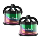 Anysharp Pro Metal Knife Sharpener with Suction, 2 Pack in 3 Colours