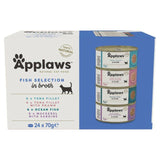 Applaws Cat Tin Fish Selection in Broth Multipack   24 x 70g