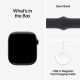 Apple Watch Series 10 GPS, 46mm Aluminium Case Sport Band - M/L