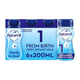 Aptamil 1 First Infant Milk Formula Multipack from Birth 6 x 200ml