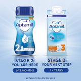 Aptamil 2 Follow On Formula Baby Milk Liquid 6-12 Months Multipack    4 x 200ml