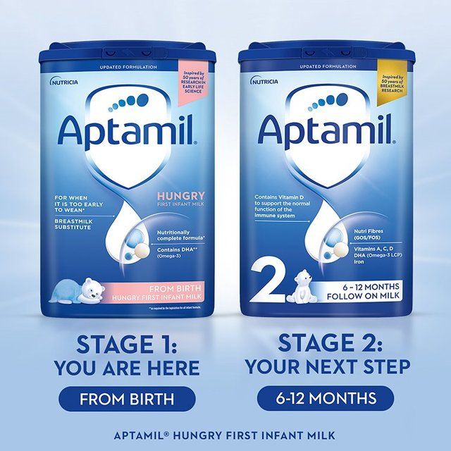 Aptamil Hungry First Baby Milk Formula Powder from Birth    800g