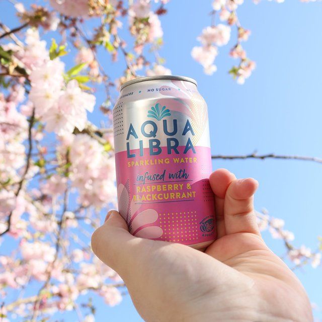 Aqua Libra Raspberry and Blackcurrant Infused Sparkling Water    330ml