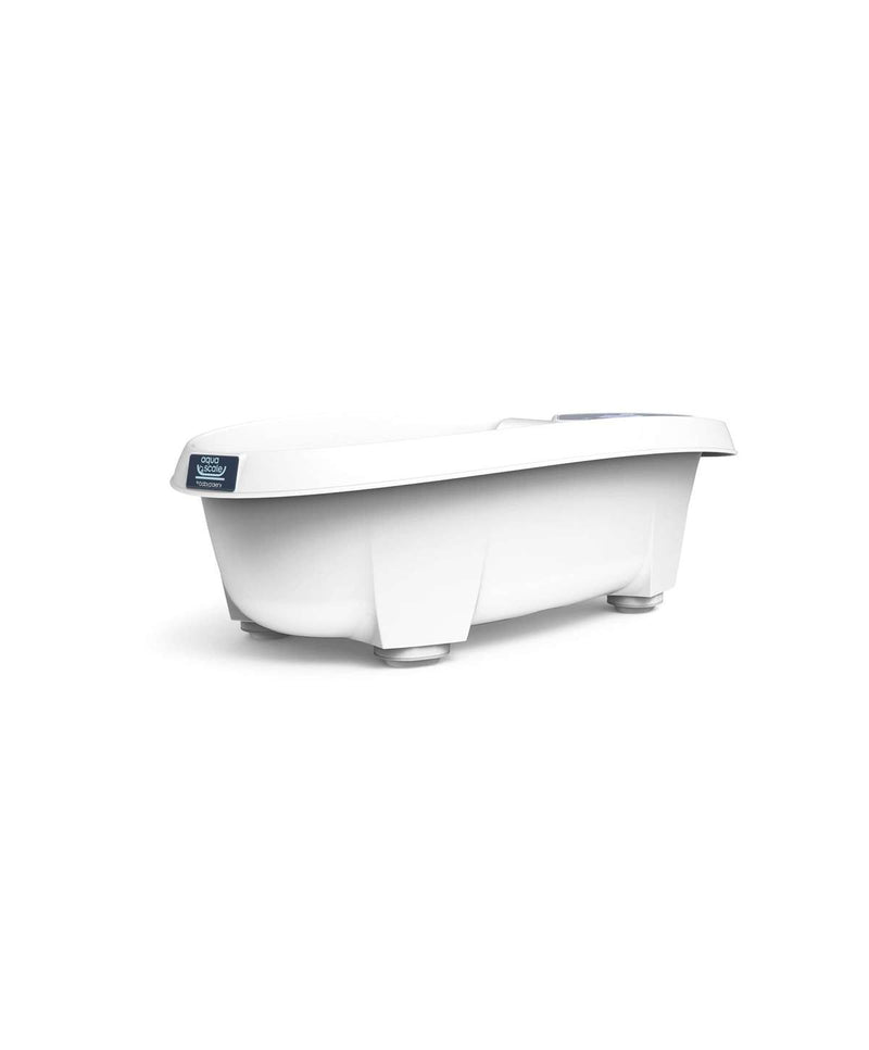 Aqua Scale V3 white baby bath with built-in scale, UK version