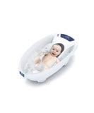 Aqua Scale V3 white baby bath with built-in scale, UK version