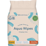 Aqua Wipes 100% Biodegradable Baby Wipes Multipack   4 x 64 per pack