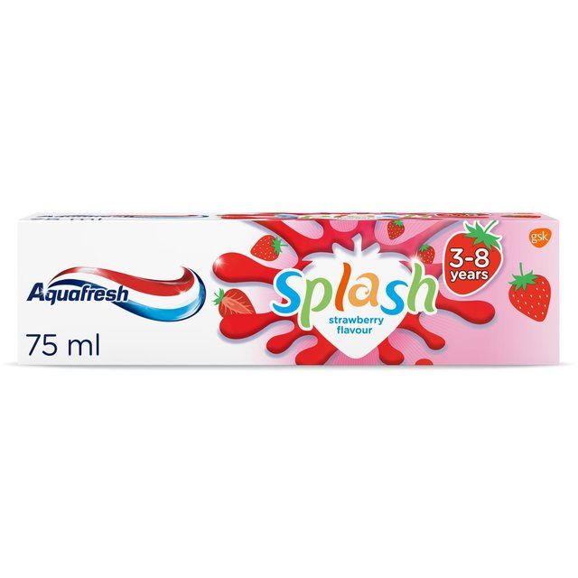 Aquafresh Kids Toothpaste Splash Age 3-8 Strawberry & Mint   75ml