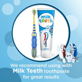 Aquafresh Milk Teeth Toothbrush for Kids 0-2 in Plastic-Free Packaging