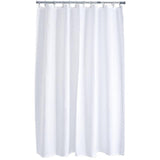 Aqualona Polyester White Shower Curtain XL 180 x 200cm