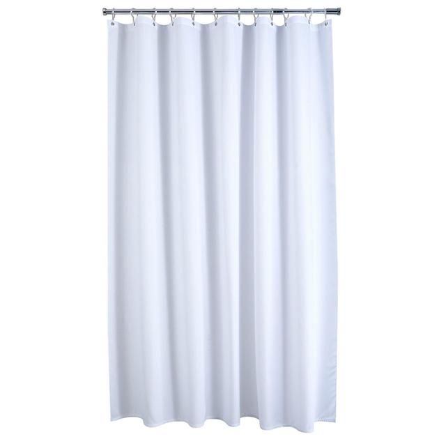 Aqualona Waffle White Shower Curtain