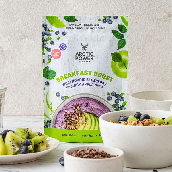 Arctic Power Berries Wild Nordic Blueberry Apple Powder 70g