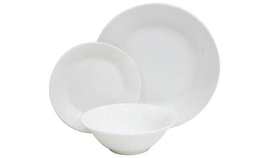 Argos Home 12 Piece Porcelain Dinner Set - White