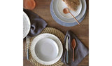 Argos Home 12 Piece Stoneware Dinner Set - Grey