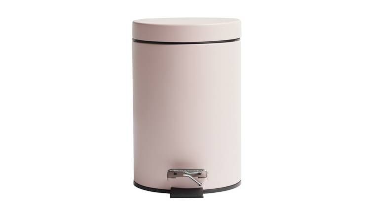 Argos Home 3 Litre Bathroom Pedal Bin - Pink