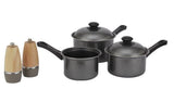 Argos Home 3 Piece Non Stick Carbon Steel Pan Set