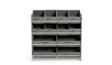 Argos Home 4 Tier Basket Storage Unit - Grey