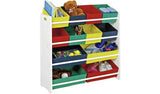 Argos Home 4 Tier Kids Basket Storage Unit with Bins - White