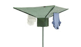 Argos Home 45m 4 Arm Rotary Airer with Shower Cover