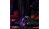 Argos Home Black Tealight House Halloween Decoration