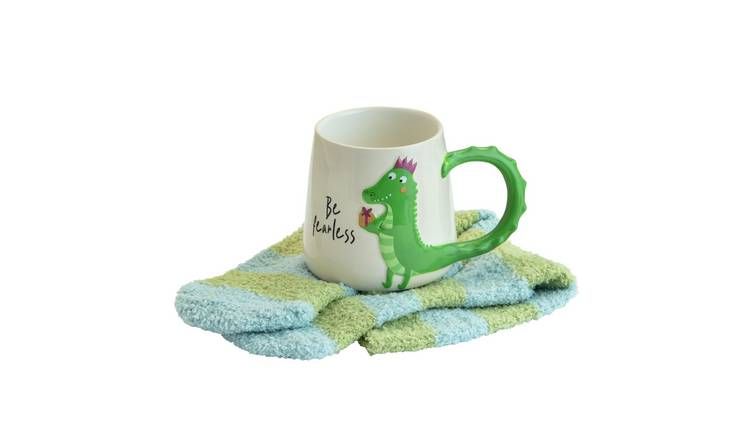 Argos Home Crocodile Mug And Socks Set