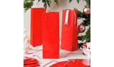 Argos Home Plain Red Bottle Gift Bag - 12 Pack