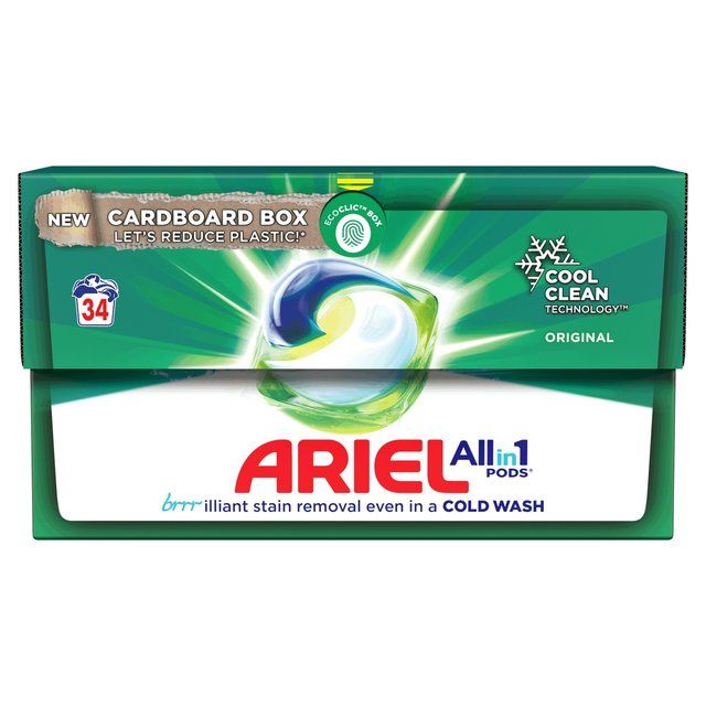 Ariel 3in1 Original Pods Washing Capsules 34 Washes