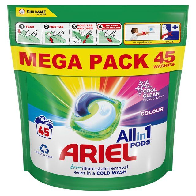 Ariel Colour All-in-1 Pods Washing Liquid Capsules