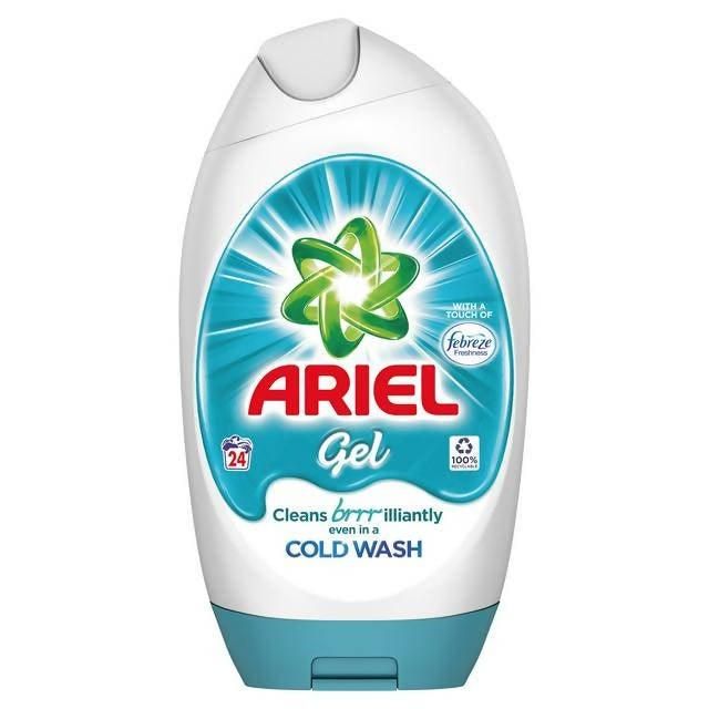 Ariel Washing Liquid Gel Touch Of Febreze 888ml (24 Washes)