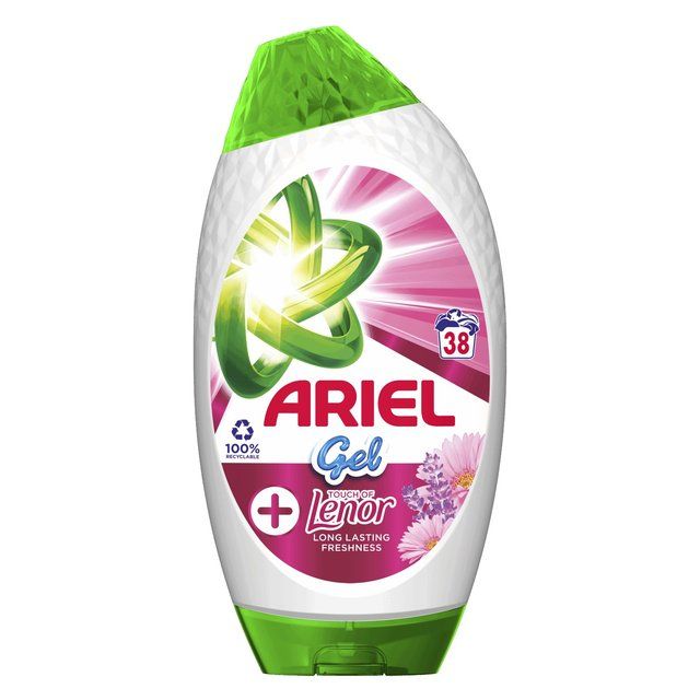 Ariel With Lenor Washing Liquid Gel 38 Washes