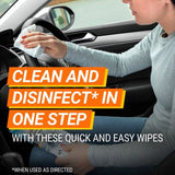 Armor All Disinfectant Flow Wipes   20 per pack