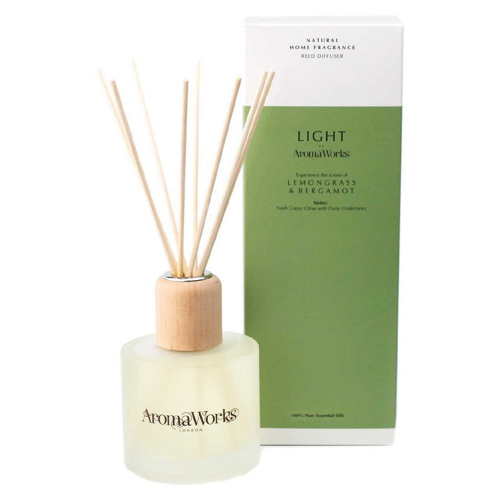 AromaWorks Lemongrass & Bergamot Reed Diffuser 200ml