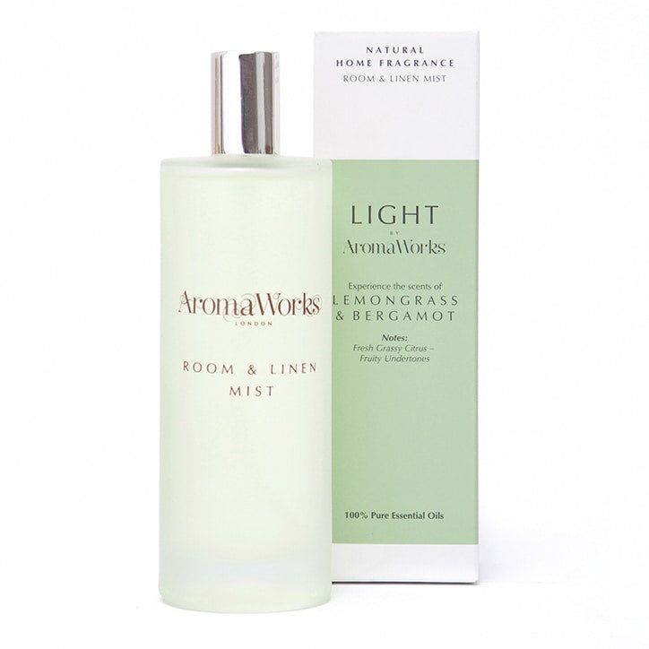 AromaWorks Lemongrass & Bergamot Room & Linen Mist