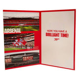 Arsenal FC Birthday Card With Stickers (22cm x 15cm)