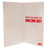 Arsenal FC Retro Birthday Card (22cm x 12cm)