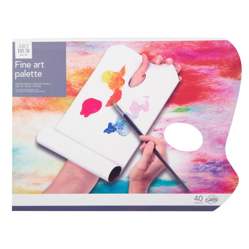 Art Hub Paint Palette Paper