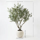 Artificial 8ft Olive Tree in Planter