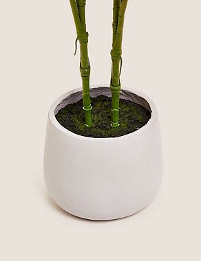 Artificial Floor Standing Tropical Plant - Green Mix, None