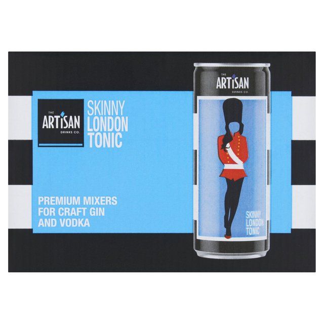 Artisan Drinks Co. Skinny London Tonic Cans   6 x 200ml