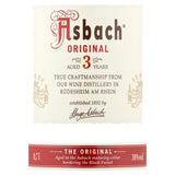 Asbach 3 Year Old German Brandy   70cl