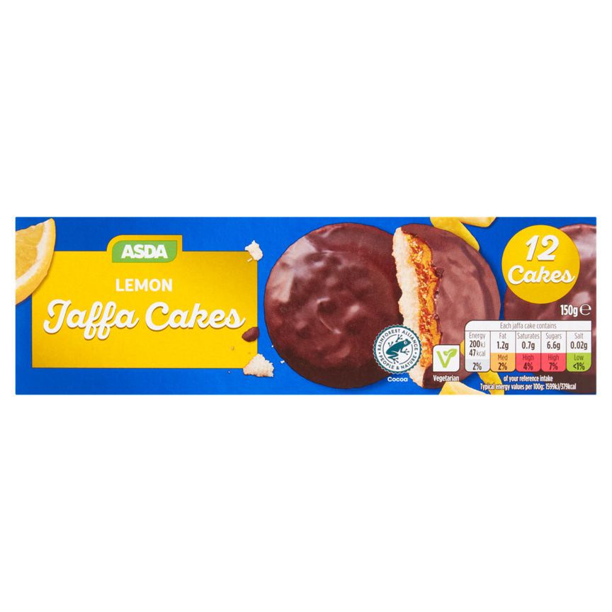 ASDA 12 Lemon Jaffa Cakes