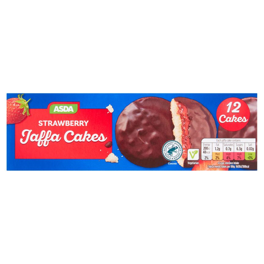 ASDA 12 Strawberry Jaffa Cakes