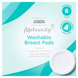 ASDA 6 Maternity Washable Breast Pads