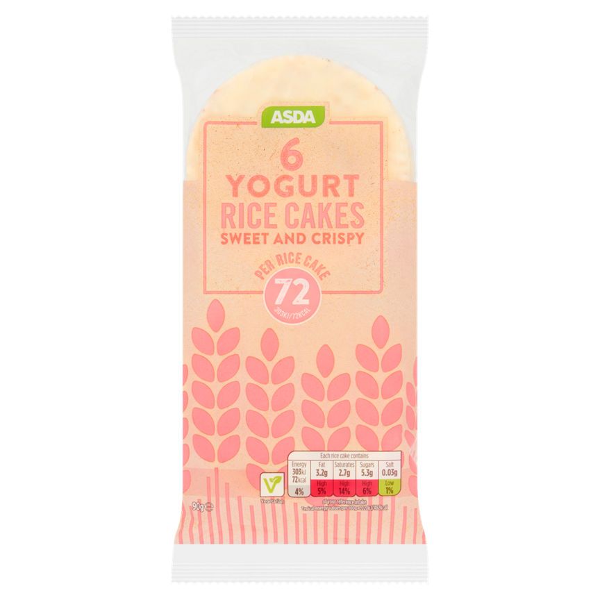 ASDA 6 Yogurt Rice Cakes 90g